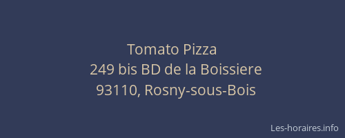 Tomato Pizza