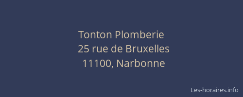 Tonton Plomberie