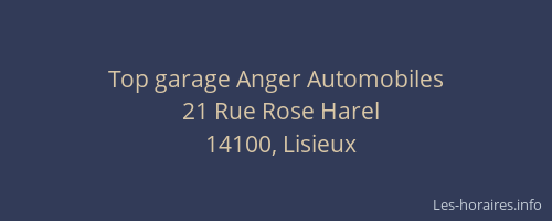 Top garage Anger Automobiles