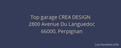Top garage CREA DESIGN