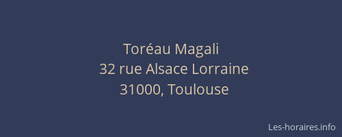 Toréau Magali