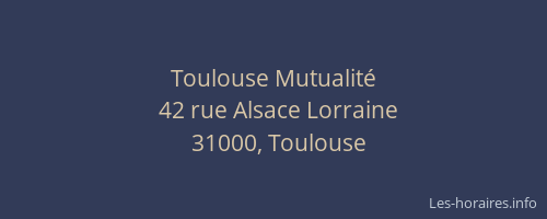 Toulouse Mutualité