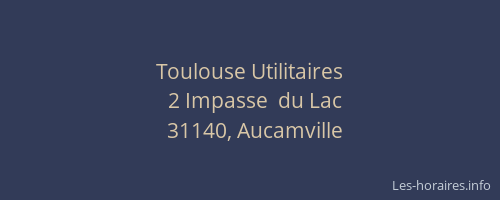 Toulouse Utilitaires