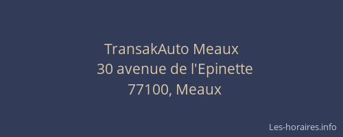 TransakAuto Meaux