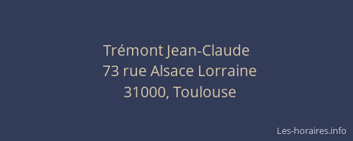 Trémont Jean-Claude