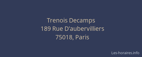 Trenois Decamps