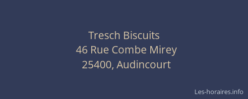 Tresch Biscuits