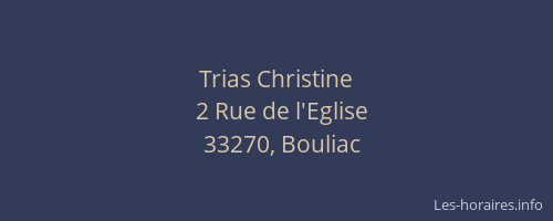 Trias Christine