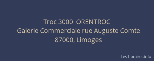 Troc 3000  ORENTROC