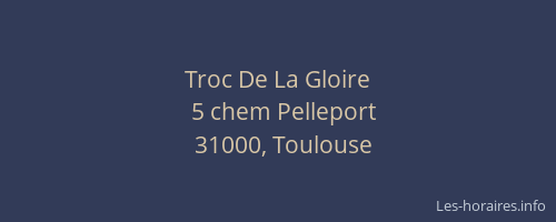 Troc De La Gloire