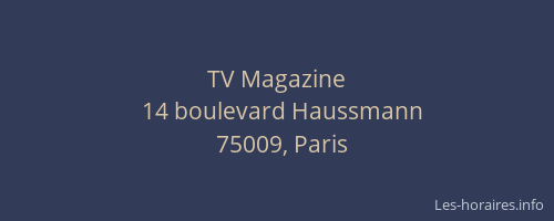 TV Magazine