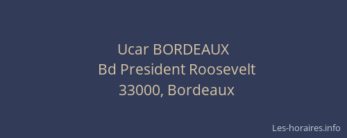 Ucar BORDEAUX