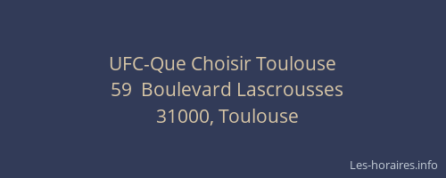 UFC-Que Choisir Toulouse