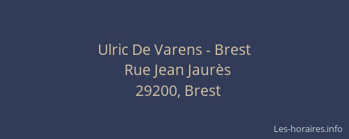 Ulric De Varens - Brest
