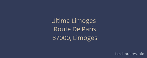 Ultima Limoges