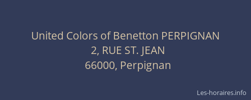 United Colors of Benetton PERPIGNAN