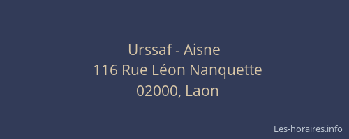 Urssaf - Aisne