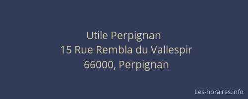 Utile Perpignan