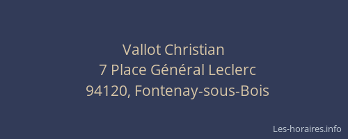 Vallot Christian