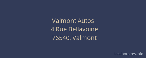Valmont Autos