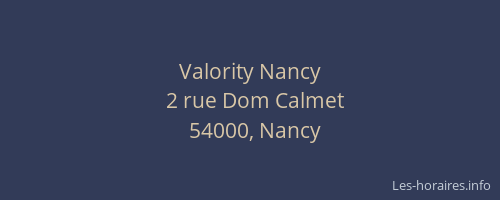 Valority Nancy