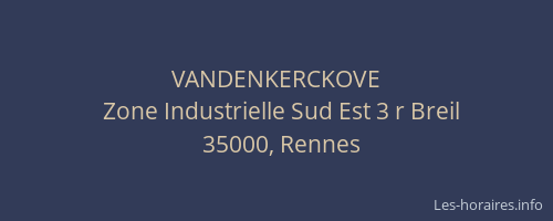 VANDENKERCKOVE