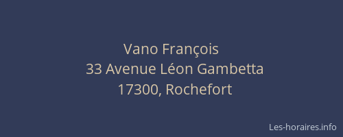 Vano François