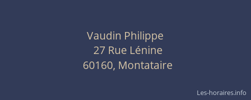 Vaudin Philippe