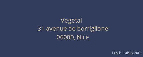 Vegetal