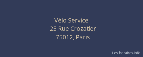 Vélo Service