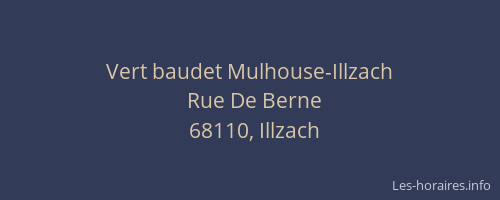 Vert baudet Mulhouse-Illzach