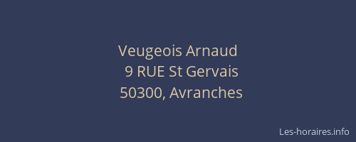 Veugeois Arnaud