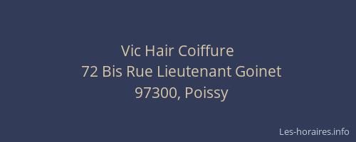 Vic Hair Coiffure
