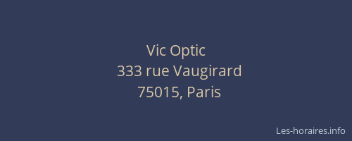 Vic Optic