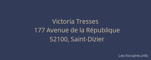 Victoria Tresses