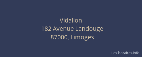 Vidalion