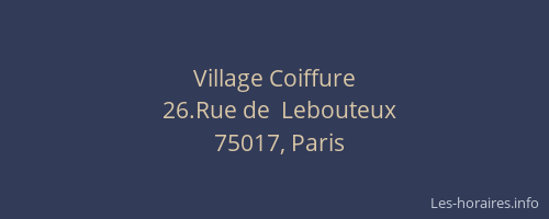Village Coiffure