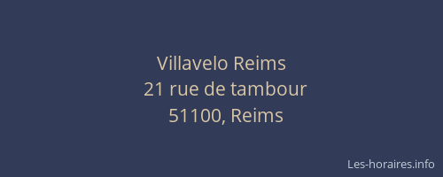 Villavelo Reims