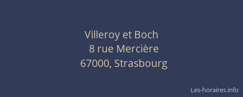 Villeroy et Boch