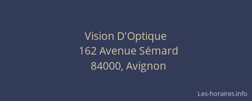 Vision D'Optique