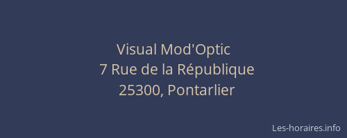 Visual Mod'Optic