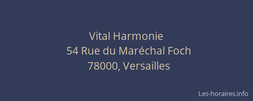 Vital Harmonie