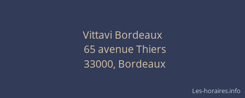 Vittavi Bordeaux