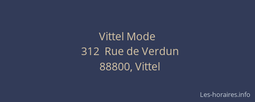 Vittel Mode