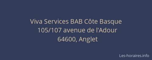Viva Services BAB Côte Basque