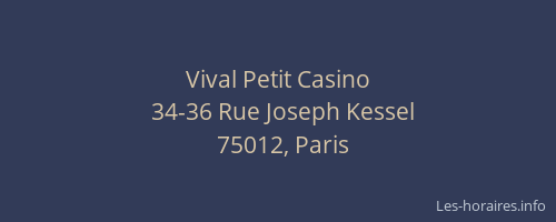 Vival Petit Casino