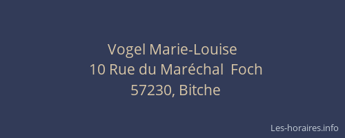 Vogel Marie-Louise