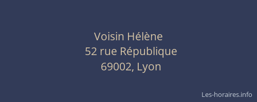 Voisin Hélène