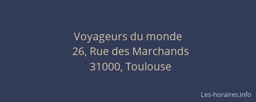 Voyageurs du monde