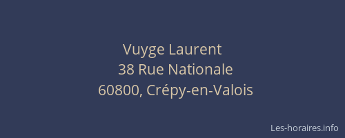 Vuyge Laurent